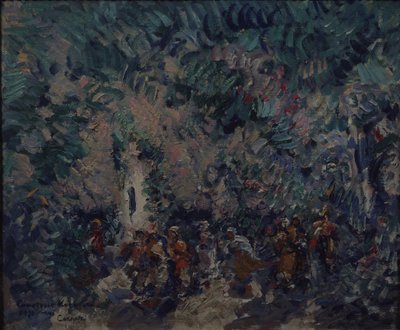 芭蕾舞剧《海盗船》的舞台设计，A。Adam，1911年 作者 康斯坦丁·阿列克谢耶维奇·科罗文