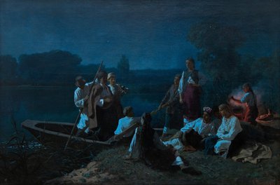 乌克兰五旬节前夜，1878年 作者 康斯坦丁·亚历山德罗维奇·特鲁托夫斯基