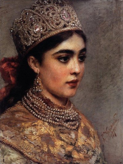 博雅女人（1890） 作者 康斯坦丁·埃戈罗维奇·马科夫斯基