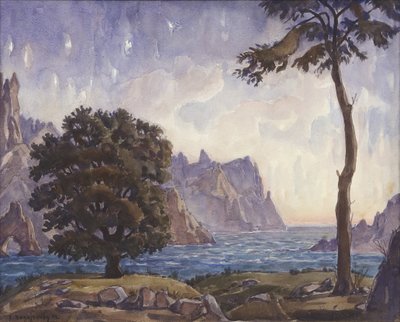 景观，1942年 作者 康斯坦丁·费奥多罗维奇·博加耶夫斯基