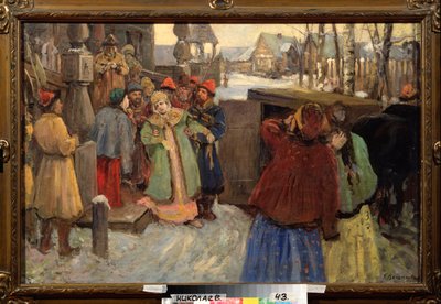 索菲亚女皇被捕》（布面油画） 作者 康斯坦丁·维什基洛夫（Konstantin Veshchilov）