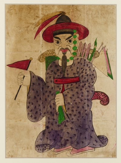 彩云将军，19 世纪末（水彩和墨水） 作者 韩国学校