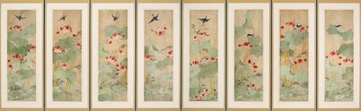 莲花花鸟 作者 韩国学校