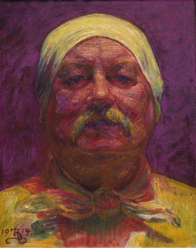 自画像》，1914年。 作者 克里斯蒂安·扎尔特曼（Kristian Zahrtmann）