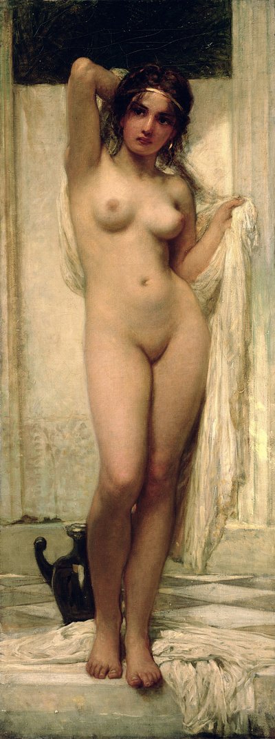 女人沐浴，1901年 作者 Károly Lotz