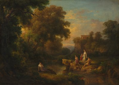 戴安娜和她的若虫，1853年。 作者 卡罗莉·马可（KárolyMarkó）