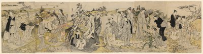 野田宝石河，选自描绘六条宝石河的六联画 作者 久保顺曼