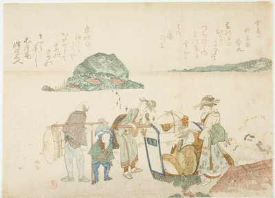 江之岛的访客，选自专辑 "四方之山（Yomo no yama）" 作者 久保顺曼