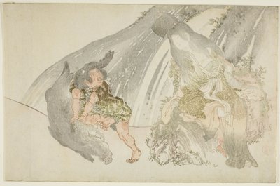山叶看金太郎摔野猪 作者 久保顺曼