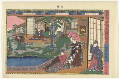 第二幕
Nidanme （物件上的标题）
Kanadehon Chushingura 故事中的场景（系列名称）
Kanadehon Chushigura（物件上的系列名称） 作者 泉宫一兵卫（关山道）