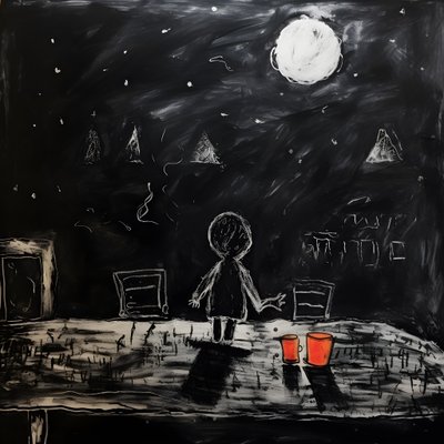3岁孩子画的画3 作者 Kurt Heppke
