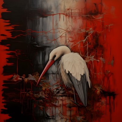 女人与鹳2 作者 Kurt Heppke