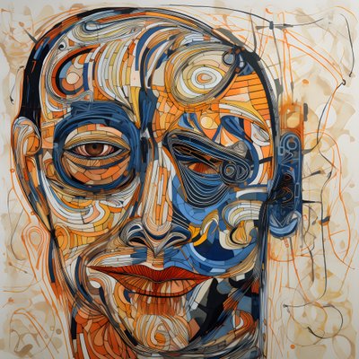 脸，眼睛为螺旋，鼻子为鸟...... 3 作者 Kurt Heppke