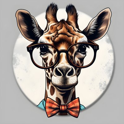 戴眼镜的长颈鹿 1 作者 Kurt Heppke