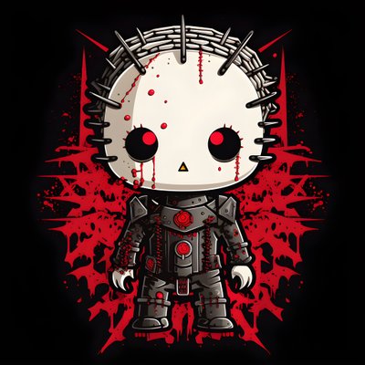 Hello Kitty 猫头鹰衬衫设计 2 作者 Kurt Heppke
