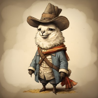 美洲驼，十八世纪美国 1 作者 Kurt Heppke