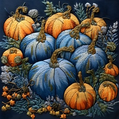 Blautoenen 3 的 Stickereikuerbisse 作者 库尔特赫普克