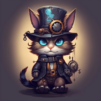 拟人化的可爱猫咪1 作者 Kurt Heppke