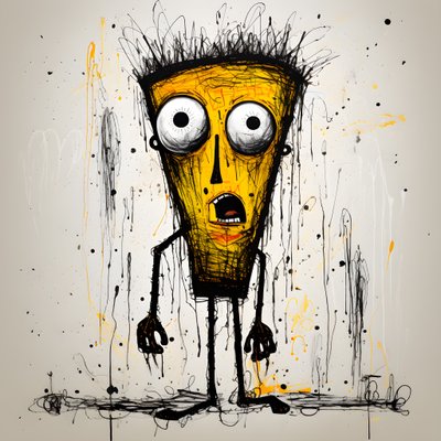 gelbe Cartoonfigur 1 作者 Kurt Heppke