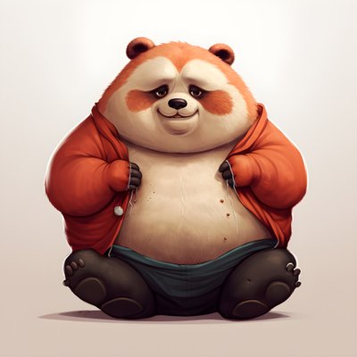 小熊猫肥胖人类儿童2 作者 Kurt Heppke