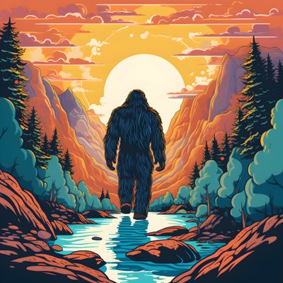 Skurrile Big Foot 1 作者 Kurt Heppke
