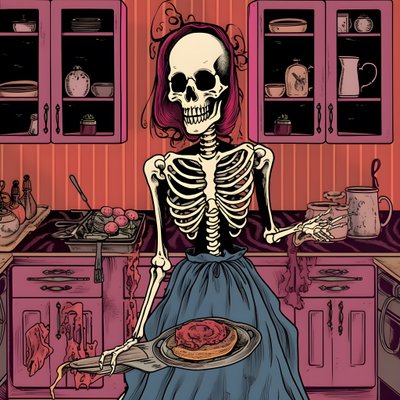厨房里的鬼魂 作者：麦迪·康纳利 艺术作品 1 作者 Kurt Heppke