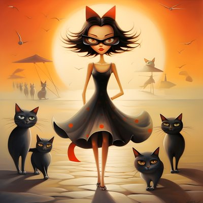穿裙子的疯狂猫女 3 作者 Kurt Heppke