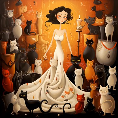 穿裙子的疯狂猫女人 4 作者 Kurt Heppke