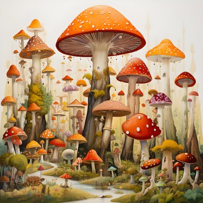 许许多多的蘑菇 4 作者 Kurt Heppke