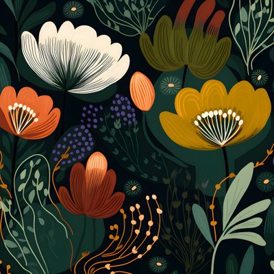 当代抽象形状 Marimekko 2 作者 Kurt Heppke
