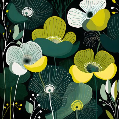 当代抽象造型 Marimekko 4 作者 Kurt Heppke