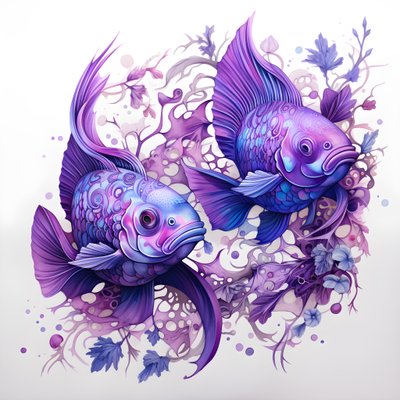 两条紫色的鱼 1 作者 Kurt Heppke