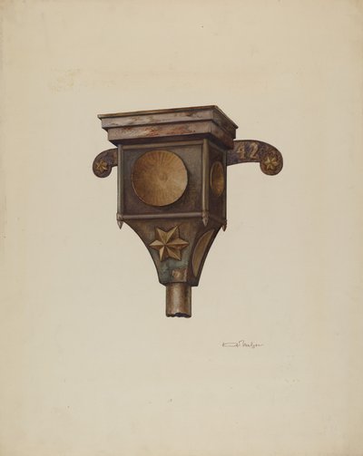 指挥家头像，1938年。 作者 库尔特·梅尔泽