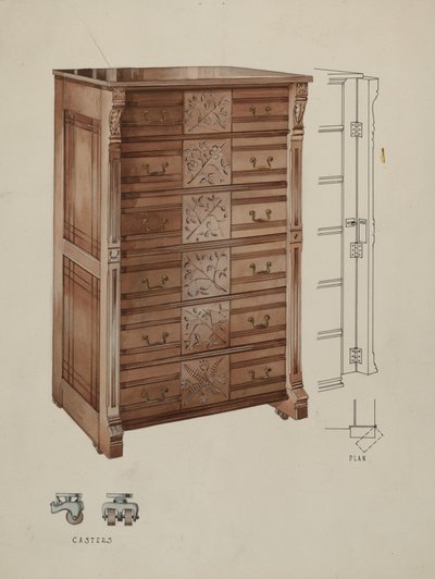 高脚杯，约1936年。 作者 库尔特·梅尔泽