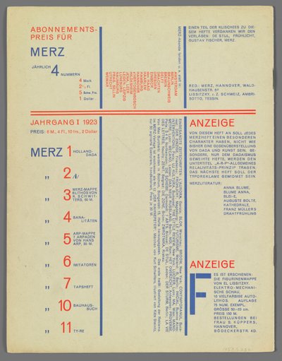 8 Merz 9 作者 库尔特·史威特