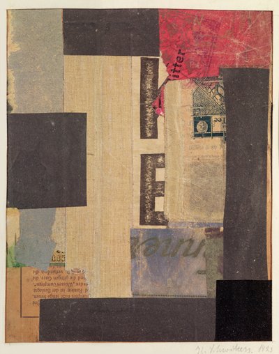 1923年拼贴画 作者 库尔特·史威特