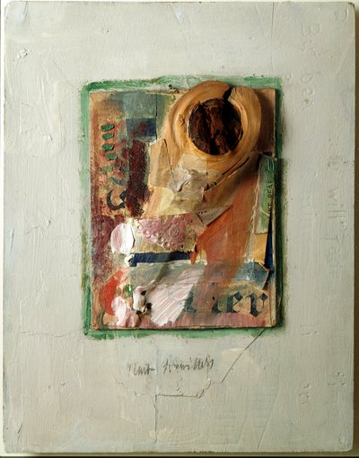Kurt Schwitters (1887-1948) 的梨拼贴画，1938 年私人收藏 作者 库尔特·史威特