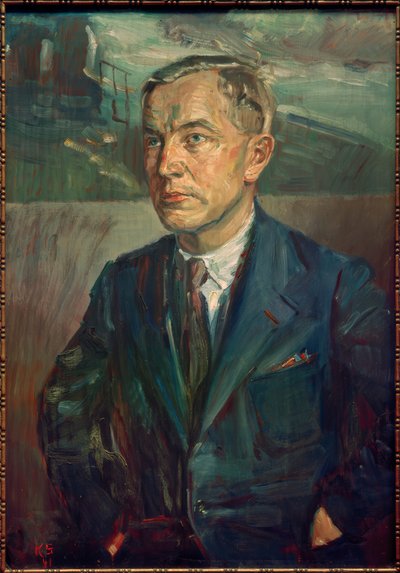 肖像阿尔夫·舒尔特斯 作者 Kurt Schwitters