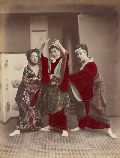 舞会，1880年 作者 日下金兵卫