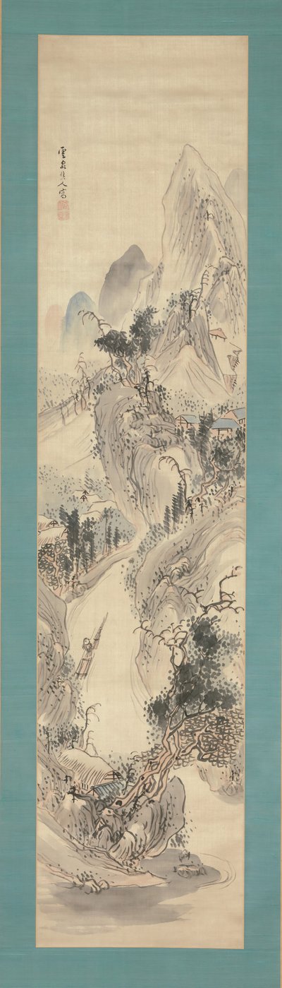 景观，18-19世纪。 作者 钏路云仙