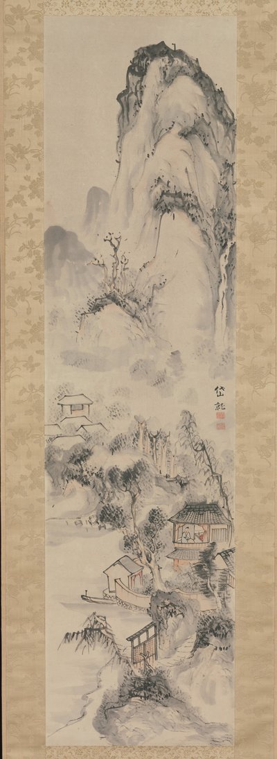 景观，18世纪。 作者 钏路云仙