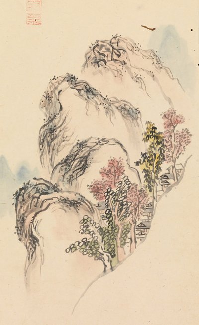景观画专辑，18世纪末。 作者 桑山玉州