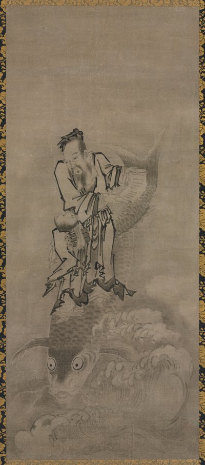 仙人骑鲤鱼仙人骑鲤鱼 作者 久关智信