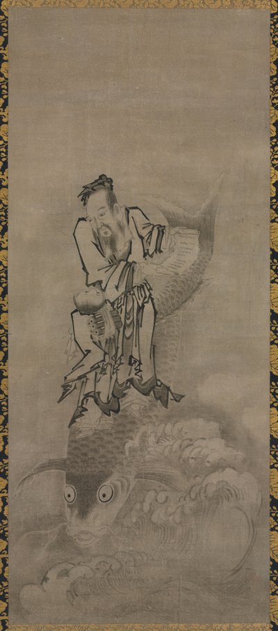 和帝与道教仙人，16世纪末至17世纪初。 作者 久关智信