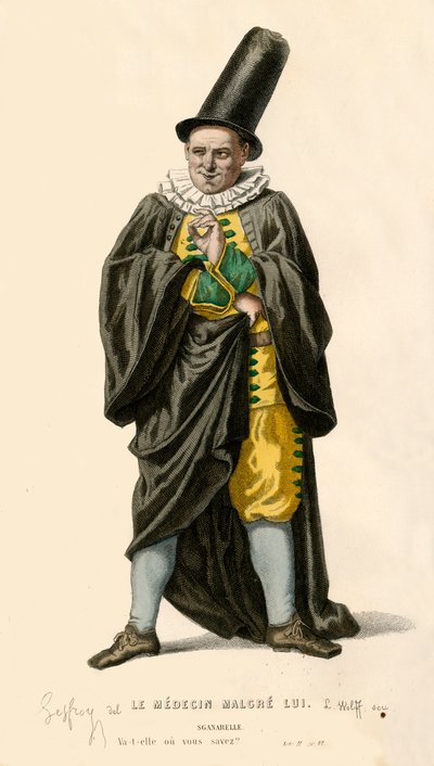 Sganarelle，1868年。 作者 沃尔夫