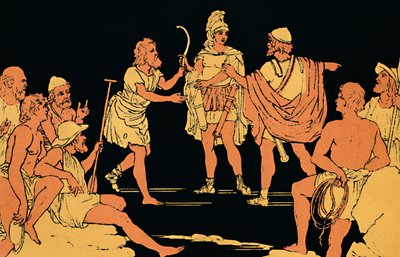 Neoptolemus的忏悔》，1880年 作者 拉夫曼