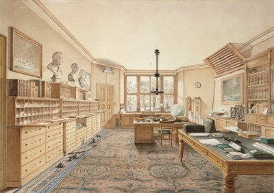 Isambard Kingdom Brunel在威斯敏斯特市杜克街18号的办公室 作者 卡西夫人