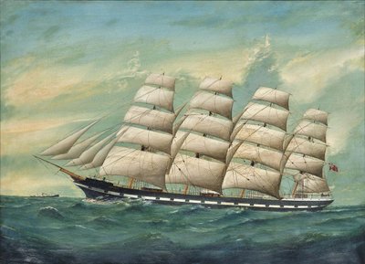 乘风破浪的四桅船 Romsdal 号 作者 来凤