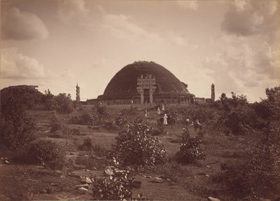 从北面俯瞰桑奇托佩全景 作者 Lala Deen Dayal