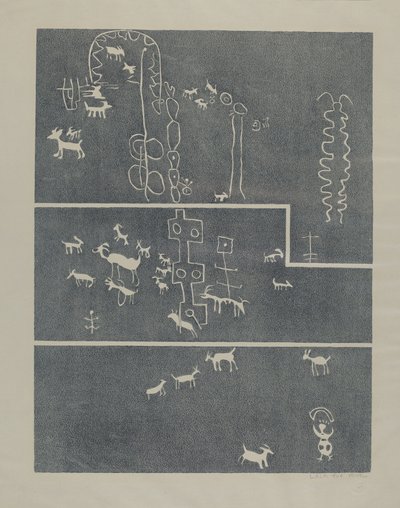 岩石壁画 作者 拉拉夏娃里沃尔